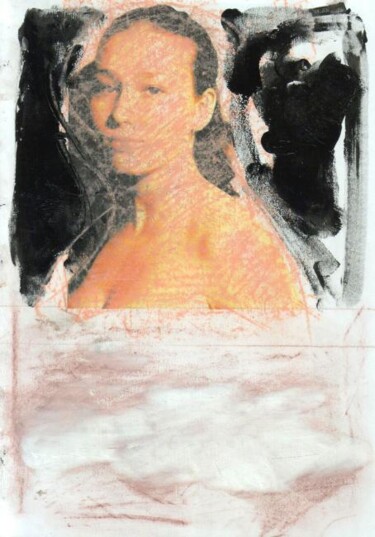 Peinture intitulée "nuit et brouillard" par Paul Laurenzi, Œuvre d'art originale, Acrylique