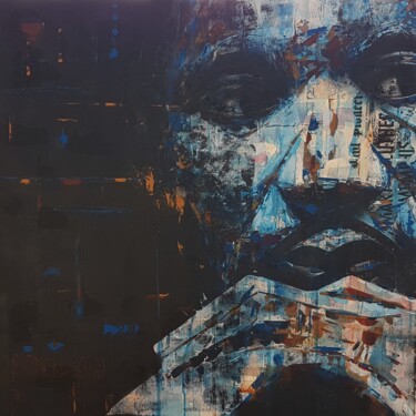 Painting titled "Martin Luther King…" by Paul Lovering, Original Artwork, Acrylic