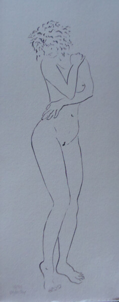 Drawing titled "sérigraphie n° 1" by Paul Maulpoix, Original Artwork, Screenprinting