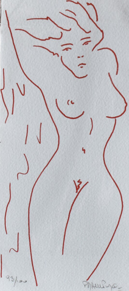 Gravures & estampes intitulée "Sérigraphie n° 43" par Paul Maulpoix, Œuvre d'art originale, Sérigraphie