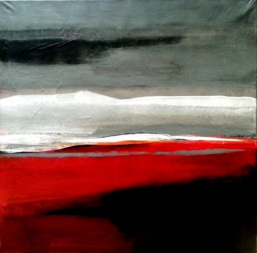 Pittura intitolato "gris ciel" da Paul Maz, Opera d'arte originale, Olio