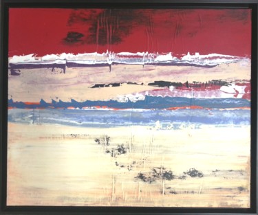 Painting titled "Amoco" by Paul Maz, Original Artwork, Acrylic