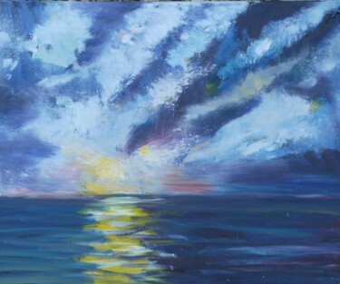 绘画 标题为“Baltic Skies 1” 由Paul Mckee, 原创艺术品, 油