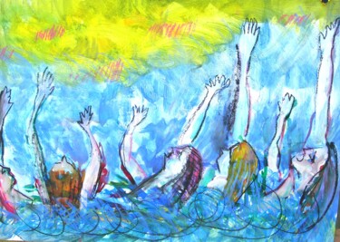 "women-in-the-water-…" başlıklı Tablo Paul Mckee tarafından, Orijinal sanat