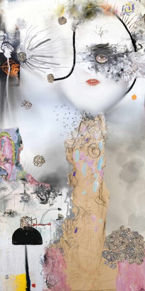 Цифровое искусство под названием "unfinished Maria Mu…" - Paul Minotto, Подлинное произведение искусства, Цифровая живопись