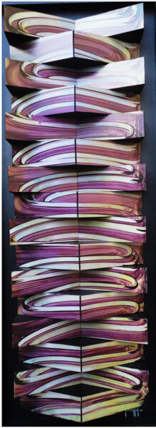 Pintura titulada "Sans titre 33 cm x…" por Paul Sarrassat, Obra de arte original, Pigmentos