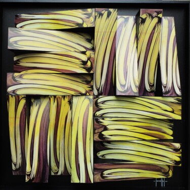 Pintura titulada "Sans titre  59 x 59…" por Paul Sarrassat, Obra de arte original, Pigmentos