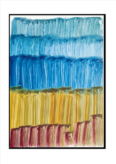 Peinture intitulée "50" par Paul Sarrassat, Œuvre d'art originale, Pigments