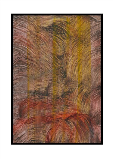 Peinture intitulée "150" par Paul Sarrassat, Œuvre d'art originale, Pigments Monté sur Carton