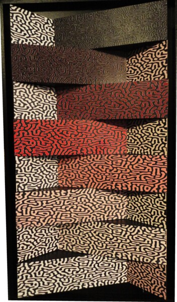 40 x 72 Collages intitulée "40 x 72" par Paul Sarrassat, Œuvre d'art originale, Pigments
