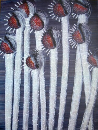 Peinture intitulée "LES CARNIVORES" par Paul Sarrassat, Œuvre d'art originale, Huile