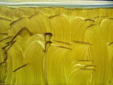 Peinture intitulée "BLES MURS" par Paul Sarrassat, Œuvre d'art originale, Huile
