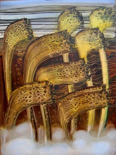 绘画 标题为“SANS TITRE” 由Paul Sarrassat, 原创艺术品, 油