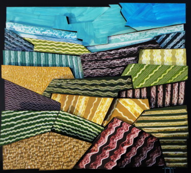 Pintura intitulada "paysage-2.jpg" por Paul Sarrassat, Obras de arte originais
