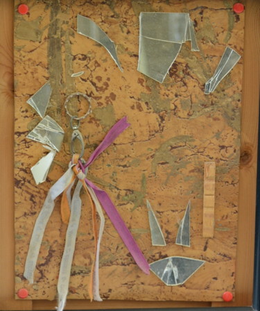 Sculpture titled "diane auf naxos" by Paul Scott, Original Artwork, Collages Mounted on Other rigid panel
