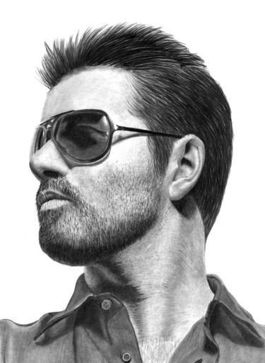 Dessin intitulée "George" par Paul Stowe, Œuvre d'art originale, Graphite