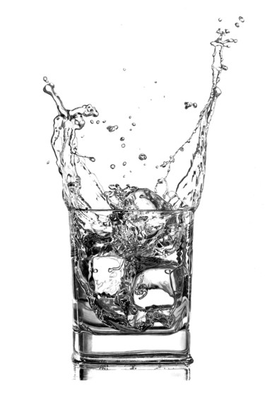 Dessin intitulée "BIG Whisky II" par Paul Stowe, Œuvre d'art originale, Graphite