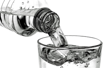 Рисунок под названием "Water Pour" - Paul Stowe, Подлинное произведение искусства, Графит