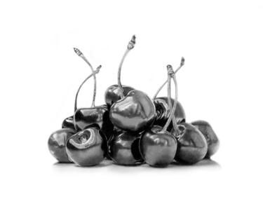 Dibujo titulada "Cherries 1" por Paul Stowe, Obra de arte original, Grafito