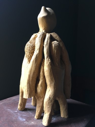 Sculpture titled "humanity" by Paul Yves Poumay, Original Artwork, Clay