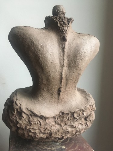 Sculpture titled "la marquise" by Paul Yves Poumay, Original Artwork, Ceramics