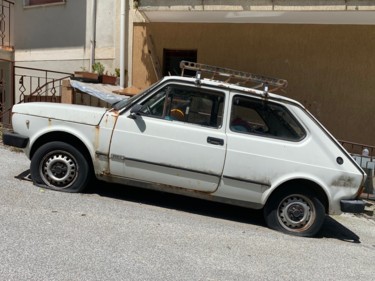 Fotografía titulada "La voiture en Italie" por Paul Yves Poumay, Obra de arte original