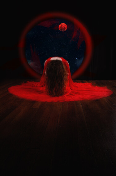 Digital Arts titled "Beneath the Blood M…" by Paula Goodbar, Original Artwork, Photo Montage