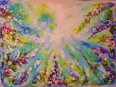 Painting titled "Lullaby" by Paula Moura, Original Artwork, Acrylic