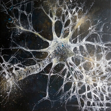 Bewusstsein 10 Peinture intitulée "Bewusstsein 10" par Paula Puian, Œuvre d'art originale, Acrylique
