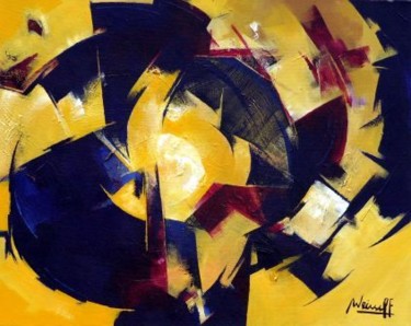 Pintura titulada "Girando al sol" por Paula Weiszkopf, Obra de arte original