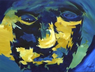 Pintura titulada "La otra Cara" por Paula Weiszkopf, Obra de arte original
