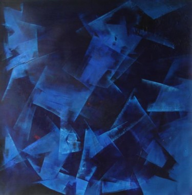 Pintura titulada "Cristales marinos" por Paula Weiszkopf, Obra de arte original