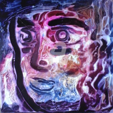 Peinture intitulée "VISITEUSE X" par Paula Clemence, Œuvre d'art originale