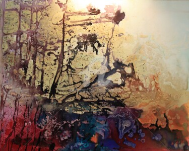 Peinture intitulée "ABSORBA" par Paula Clemence, Œuvre d'art originale, Laque