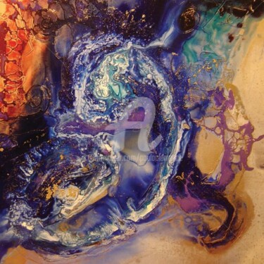 Peinture intitulée "CREATION DU MONDE" par Paula Clemence, Œuvre d'art originale