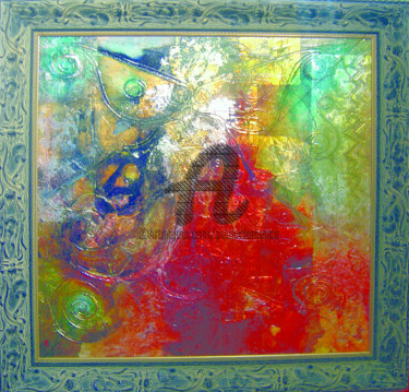 Pintura titulada "symph-lumiere-o.jpg" por Paula Clemence, Obra de arte original