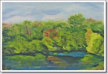 Painting titled "Afternoon at Bauer…" by Paula Emery, Original Artwork