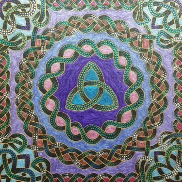 Pintura intitulada "Celtic Odyssey Mand…" por Paula Georgiana Mihai, Obras de arte originais, Acrílico