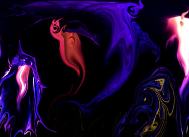 Realm of the Dark Matter Spirits Digital Arts titled "Realm of the Dark M…" by Paul Amity, Original Art, Photo Montage
