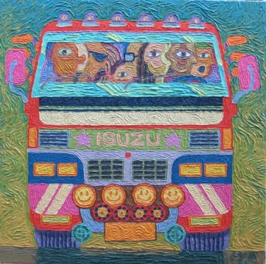 Painting titled ""Eyes On the Road"" by Paul Arenas, Original Artwork