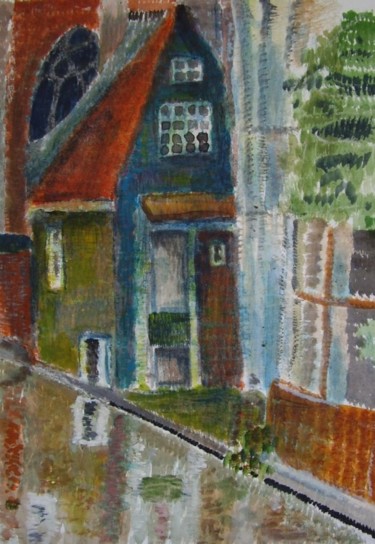 Painting titled "Noord Hollandse Lan…" by Paul Berkholst, Original Artwork
