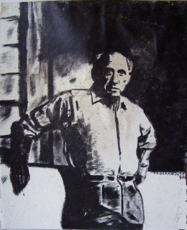 Schilderij getiteld "Pablo Picasso" door Paul Berkholst, Origineel Kunstwerk