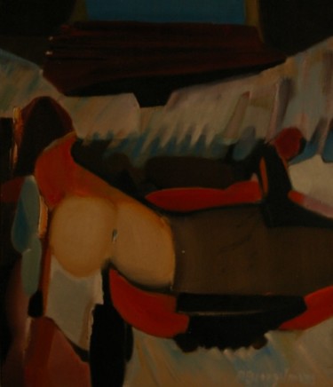 Peinture intitulée "Cabine spatial" par Paul Breugelmans, Œuvre d'art originale