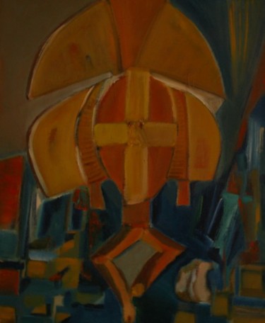 Painting titled "Esprit protecteur" by Paul Breugelmans, Original Artwork