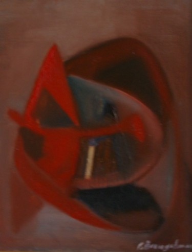 Painting titled "Bouclier" by Paul Breugelmans, Original Artwork