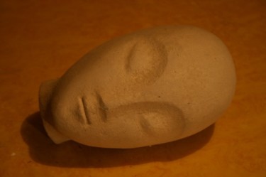 Sculpture intitulée "visage" par Paul Crochat, Œuvre d'art originale