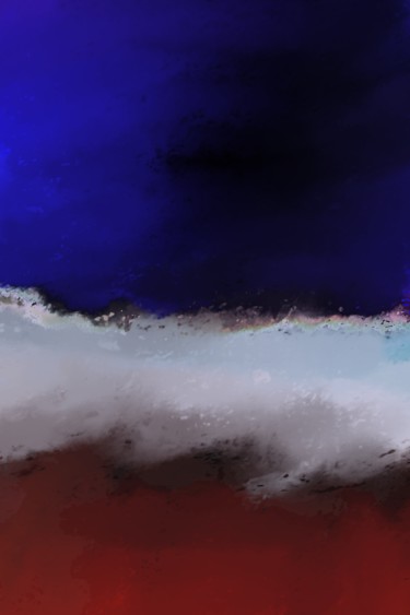 Digital Arts titled "paysage français" by Paul Destaercke, Original Artwork, Digital Painting