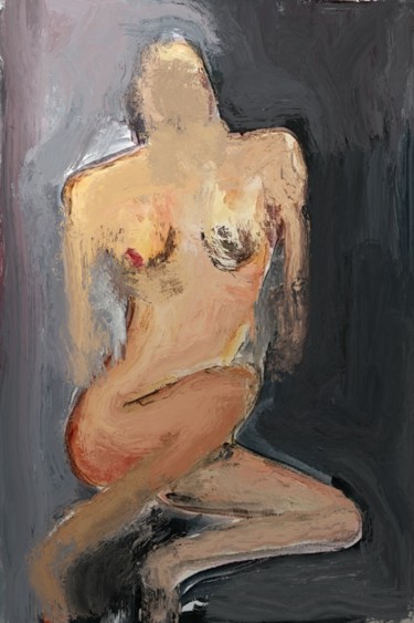 Arts numériques intitulée "nude" par Paul Destaercke, Œuvre d'art originale, Peinture numérique