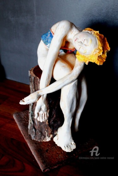 Sculpture intitulée "LANGUEUR" par Paule-Andree Maraval, Œuvre d'art originale, Métaux