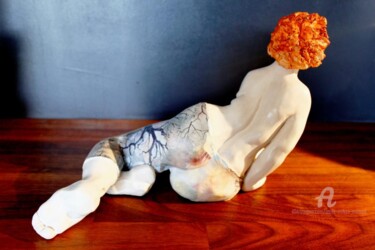 Sculpture intitulée "OLGA" par Paule-Andree Maraval, Œuvre d'art originale, Céramique